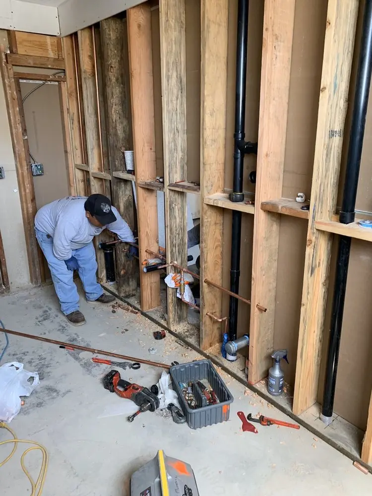 Commercial rough-in plumbing for Water Heater Replacement in Elyria Swansea